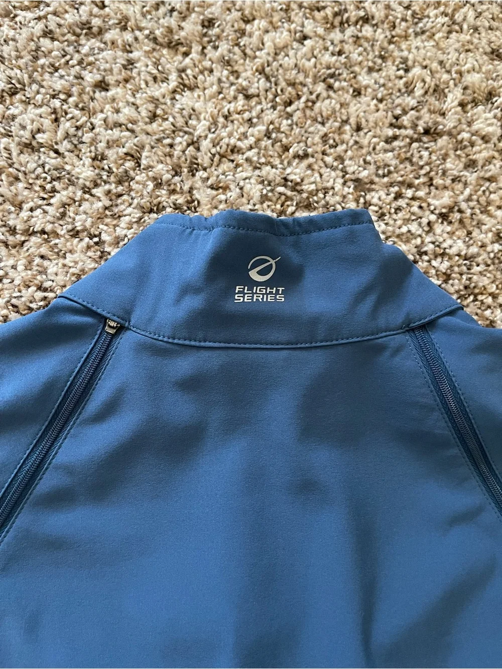 The North Face Flight Series Blue Full Zip Removable Sleeves Jacket‎ Vest Men XL